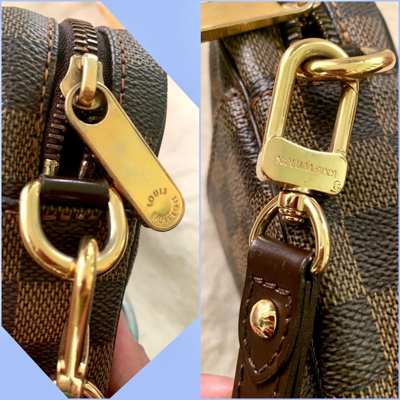 👑✅PRICE FIRM✅NO OFFERS SUPER SALE!! AUTHENTIC LV Damier Ebene Clutch. Rare - Picture 8 of 17